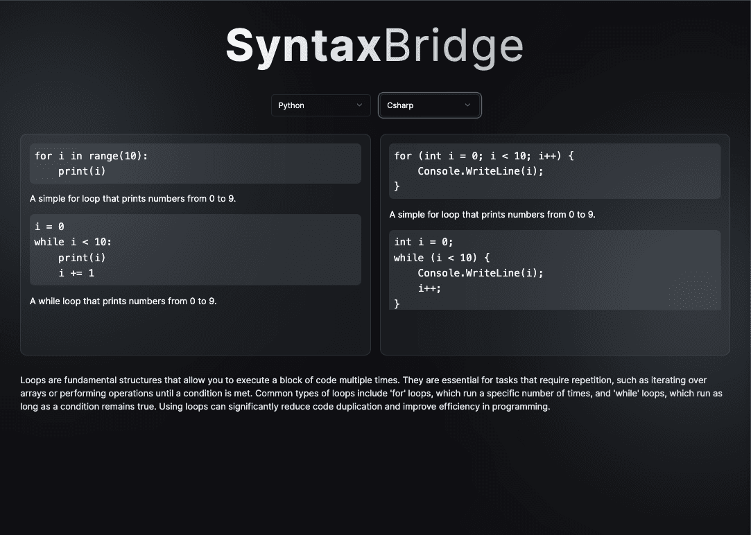 Adaptability. The Reason Behind SyntaxBridge